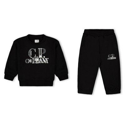 анцуг,cp,company,kids,fleece,tracksuit,black,60100