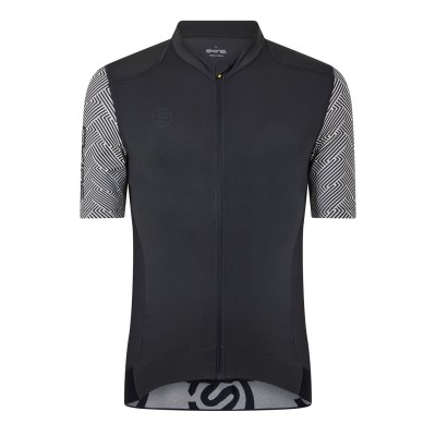 блуза,с,къс,ръкав,мъжки,тениски,облекло,за,колоездене,skins,cycle,elite,short,sleeve,jersey,grey