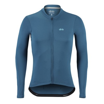 мъжка,блуза,с,дълъг,ръкав,облекло,за,колоездене,dhb,blok,mens,classic,long,sleeve,jersey,ink,blue