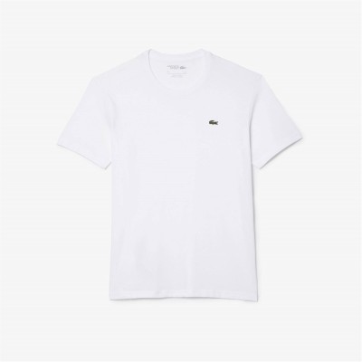 тениска,мъжки,тениски,облекла,за,хокей,падел,тенис,lacoste,logo,tee,sn54,white,001