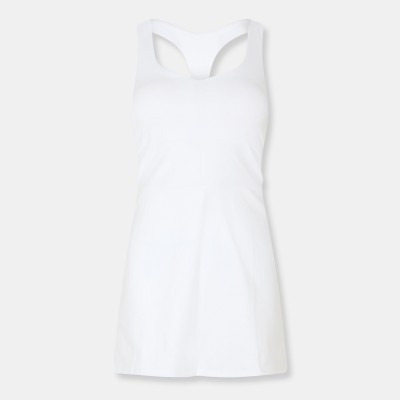 дамска,рокля,дамски,поли,и,рокли,падел,тенис,dkny,women,s,moisture,wicking,tennis,dress,white
