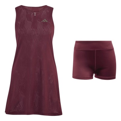 дамска,рокля,дамски,поли,и,рокли,падел,тенис,скуош,adidas,women,s,jacquard,mesh,tennis,dress,maroom