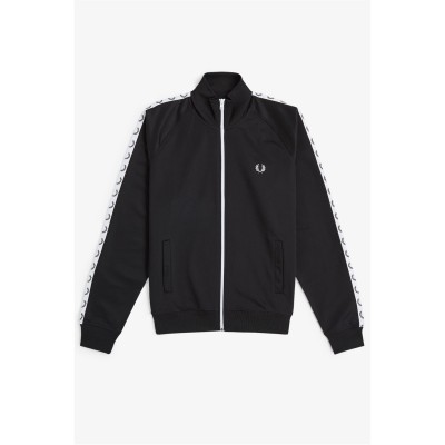 анцуг,мъжки,ежедневни,облекла,мъжки,екипи,fred,perry,men's,tape,poly,tracksuit,black,198