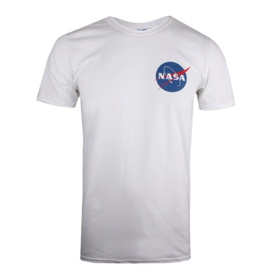 тениска,мъжки,тениски,nasa,core,logo,t,shirt,white