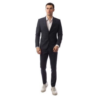 мъжки,костюми,boss,men's,structured,tailored,fit,suit,blue