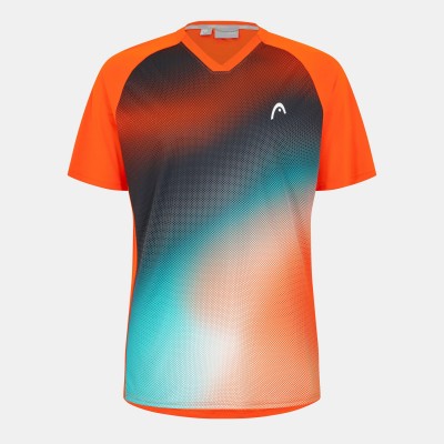 тениска,тенис,облекла,падел,тенис,бадминтон,head,men,s,topspin,short,sleeve,performance,t,shirt,multi
