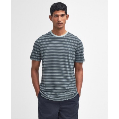 тениска,облекла,на,разпродажба,мъжки,тениски,barbour,sherburn,striped,t,shirt,blue,chalk,bu37