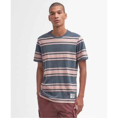 тениска,облекла,на,разпродажба,мъжки,тениски,barbour,kilton,striped,t,shirt,dark,slate,gy99