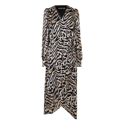 рокля,дамски,поли,и,рокли,biba,biba,printed,wrap,dress,animal,lurex