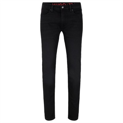 дънки,мъжки,дънки,hugo,734,extra,slim,fit,jeans,black,008