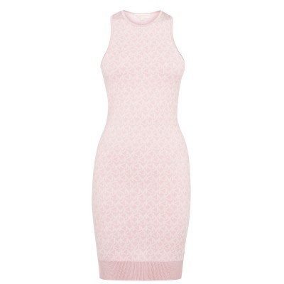 рокля,дамски,поли,и,рокли,michael,michael,kors,monogram,tank,midi,dress,rosewater