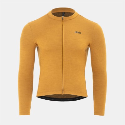 мъжка,блуза,с,дълъг,ръкав,облекло,за,колоездене,dhb,aeron,merino,long,sleeve,jersey,mens,2.0,golden,brown