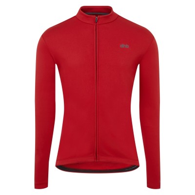 блуза,с,дълъг,ръкав,облекло,за,колоездене,dhb,men's,long,sleeve,thermal,cycling,jersey,jester,red