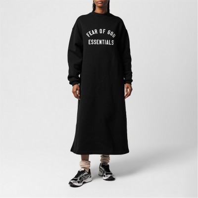 рокля,дамски,поли,и,рокли,fear,of,god,essentials,sweater,calf,length,dress,black