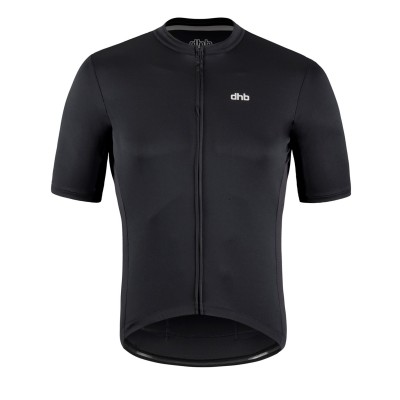 блуза,с,къс,ръкав,облекло,за,колоездене,dhb,blok,men's,classic,short,sleeve,jersey,black