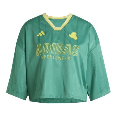 дамска,тениска,дамски,облекла,за,бягане,adidas,women,s,tiro,cropped,t,shirt,crop,top,green,black