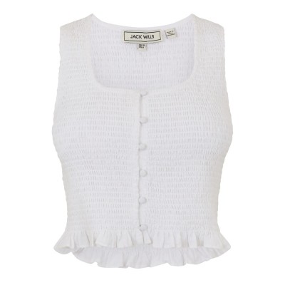 дамски,топове,дамски,потници,jack,wills,shirred,tank,vintage,white
