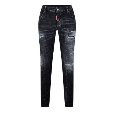 дънки,мъжки,дънки,dsquared2,distressed,paint,splatter,jeans,black