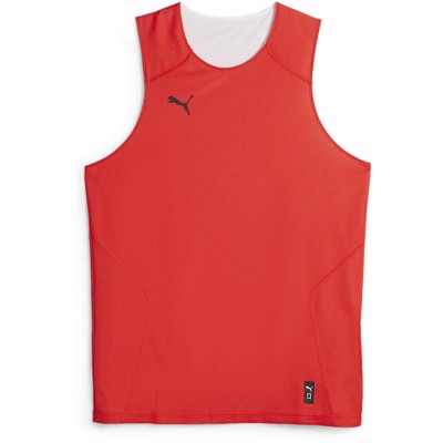 фланелка,мъжки,блузи,с,яка,мъжки,тениски,мъжки,потници,puma,men,s,hoops,team,reverse,practice,performance,basketball,jersey,red
