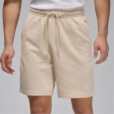 поларени,къси,панталони,мъжки,къси,панталони,air,jordan,essential,men's,fleece,shorts,brown,white