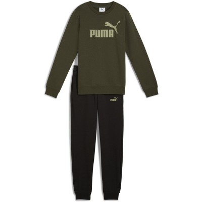 анцуг,детски,екипи,puma,ess,no,1,logo,crew,fleece,tracksuit,blue,green