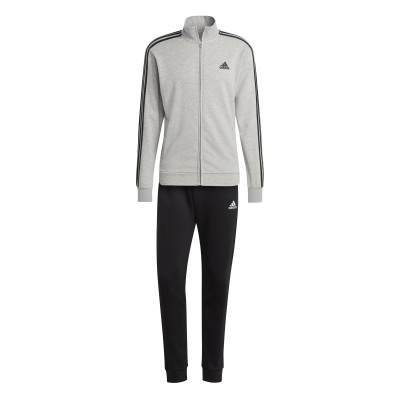 мъжки,анцуг,мъжки,екипи,adidas,basic,3,stripes,french,terry,tracksuit,mens,medium,grey