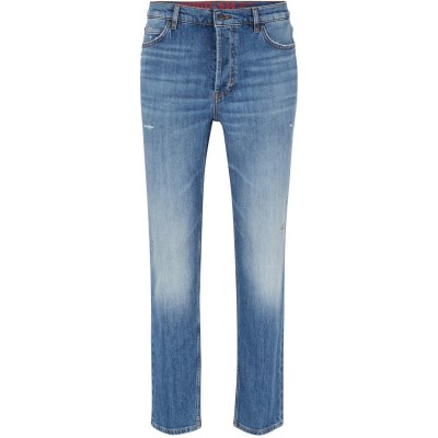 дънки,мъжки,дънки,hugo,634,taper,jeans,bright,blue