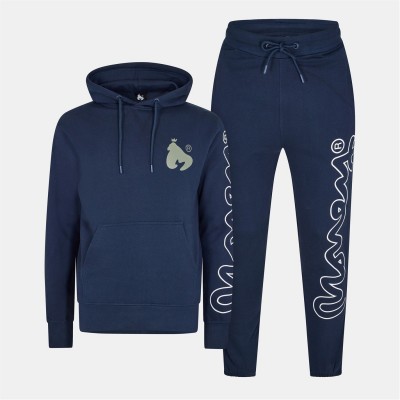 анцуг,мъжки,екипи,money,sig,line,fleece,hood,tracksuit,navy