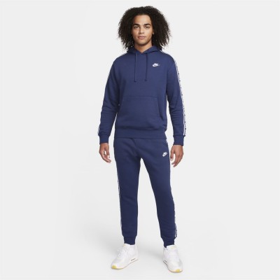 мъжки,анцуг,разпродажба,nike,мъжки,екипи,nike,club,fleece,mens,graphic,hooded,tracksuit,navy,white
