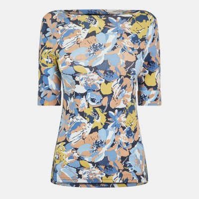 тениска,дамски,топове,lauren,by,ralph,lauren,judy,t,shirt,blue,multi
