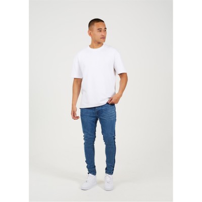 дънки,мъжки,дънки,brave,soul,wash,skinny,jean,with,stripe,blue