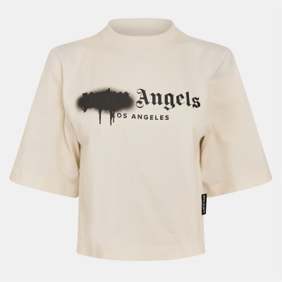 тениска,дамски,топове,palm,angels,palm,spray,crop,tee,ld00,wht,blk