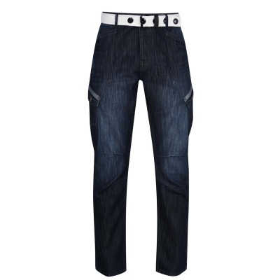 мъжки,дънки,мъжки,дънки,airwalk,belted,cargo,jeans,mens,dark,wash
