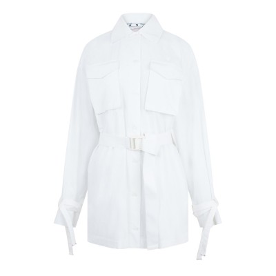 риза,с,къс,ръкав,дамски,ризи,off,white,poplin,short,sleeve,cargo,shirt,dress,white,white