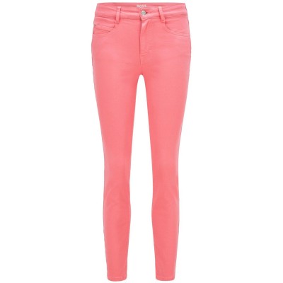 дамски,дънки,дамски,дънки,boss,women,s,slim,cropped,jeans,medium,pink