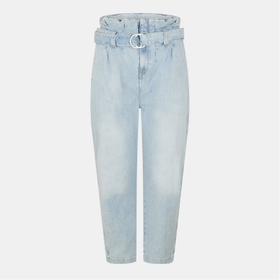 дънки,дамски,дънки,7,for,all,mankind,straight,paperbag,belted,jeans,clarity
