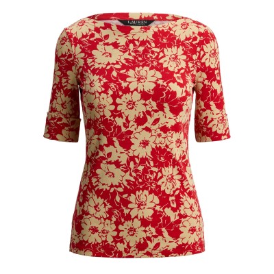 дамска,тениска,дамски,топове,lauren,by,ralph,lauren,women,s,long,sleeve,t,shirt,red,tan