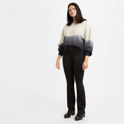 дънки,дамски,дънки,levis,315,shaping,bootcut,jeans,soft,black