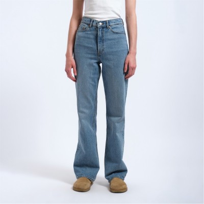 дънки,дамски,дънки,dr,denim,echo,straight,leg,jeans,bay,blue,jay