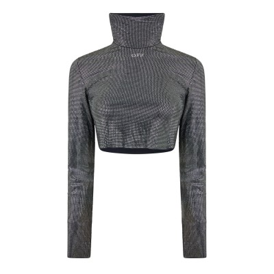 фланелка,с,дълъг,ръкав,дамски,топове,off,white,cropped,long,sleeve,tee,black