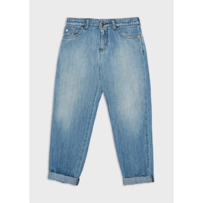дънки,детски,облекла,emporio,armani,straight,jeans,denim,blu