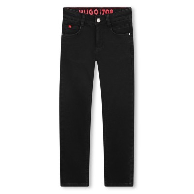 дънки,детски,облекла,hugo,hugo,straight,jean,jn54,black,z11