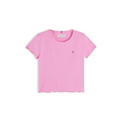 tommy,hilfiger,essential,rib,top,ss,pink,daisy,tou