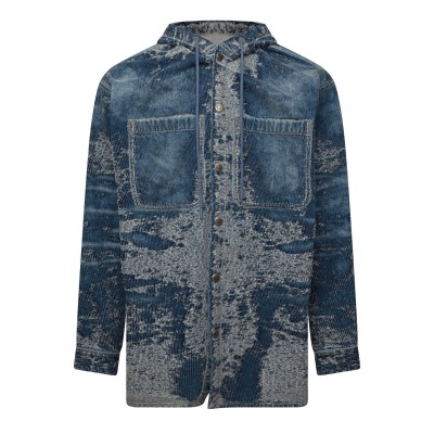риза,с,дълъг,ръкав,diesel,men,s,d,dewnys,hood,long,sleeve,denim,shirt,blue,denim