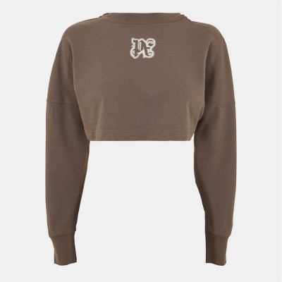 тениска,дамски,топове,palm,angels,women's,neon,logo,long,sleeve,t,shirt,grey