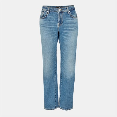 дънки,дамски,дънки,7,for,all,mankind,women's,calie,straight,leg,jeans,light,blue