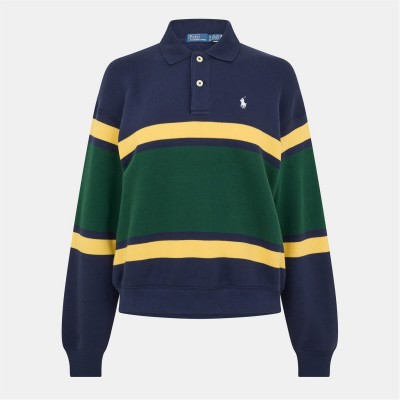 блуза,с,яка,дамски,ризи,дамски,топове,polo,ralph,lauren,women's,polo,shirt,navy,multi