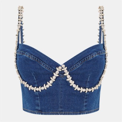 къса,блуза,дамски,топове,amylynn,dim,crop,top,ld99,blue