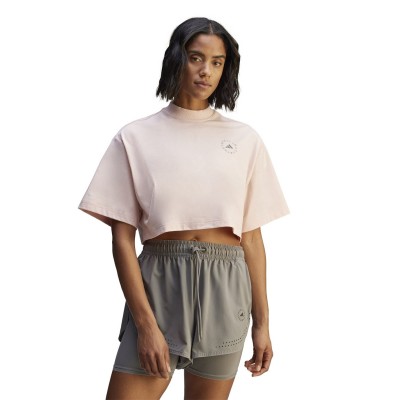 тениска,дамски,топове,adidas,by,stella,mccartney,cropped,t,shirt,vapour,pink