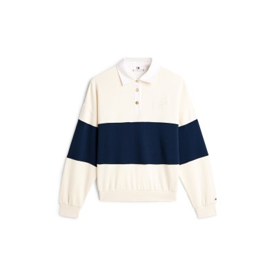 блуза,с,яка,дамски,ризи,дамски,топове,tommy,hilfiger,women's,rugby,polo,shirt,calico